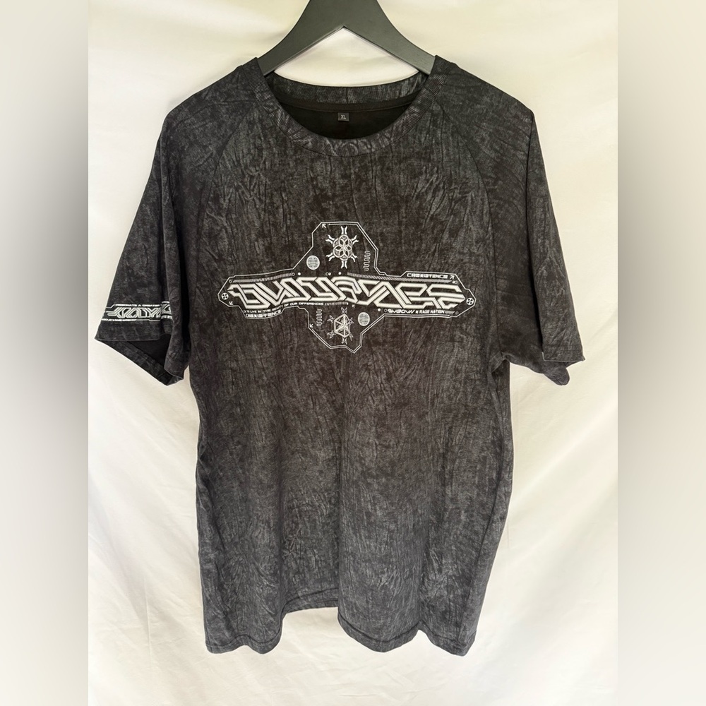 SVBDVN x RAGE NATION COLLAB COEXIST V2 • STRIPED [ACID] WASH XL